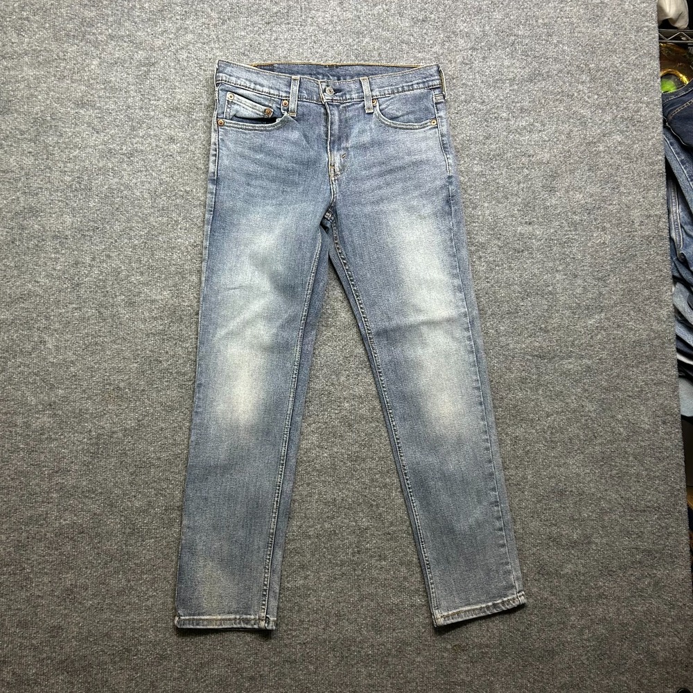 Levi's 511 Slim Fit Jeans Men's Blue Denim Zip Fly Straight Classic - 30X27.5